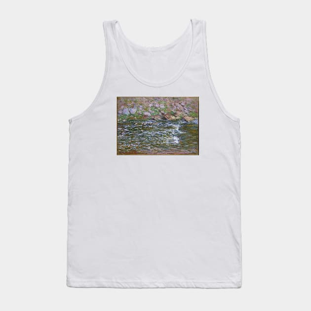 Rapids on the Petite Creuse at Fresselines Tank Top by ClaudeMonet